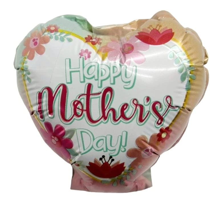 4 Inch Foil Balloon l Happy Mother's Day Decoration Balloon for Mother's Day Party, Event & Gift Styling