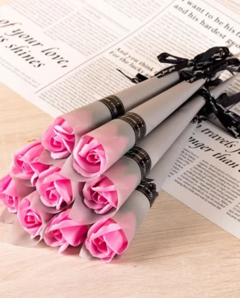 Rose Soap Flower Bouquet l Valentine's Day, Teacher's Day & Mother's Day Gift for Romantic & Appreciation Occasions