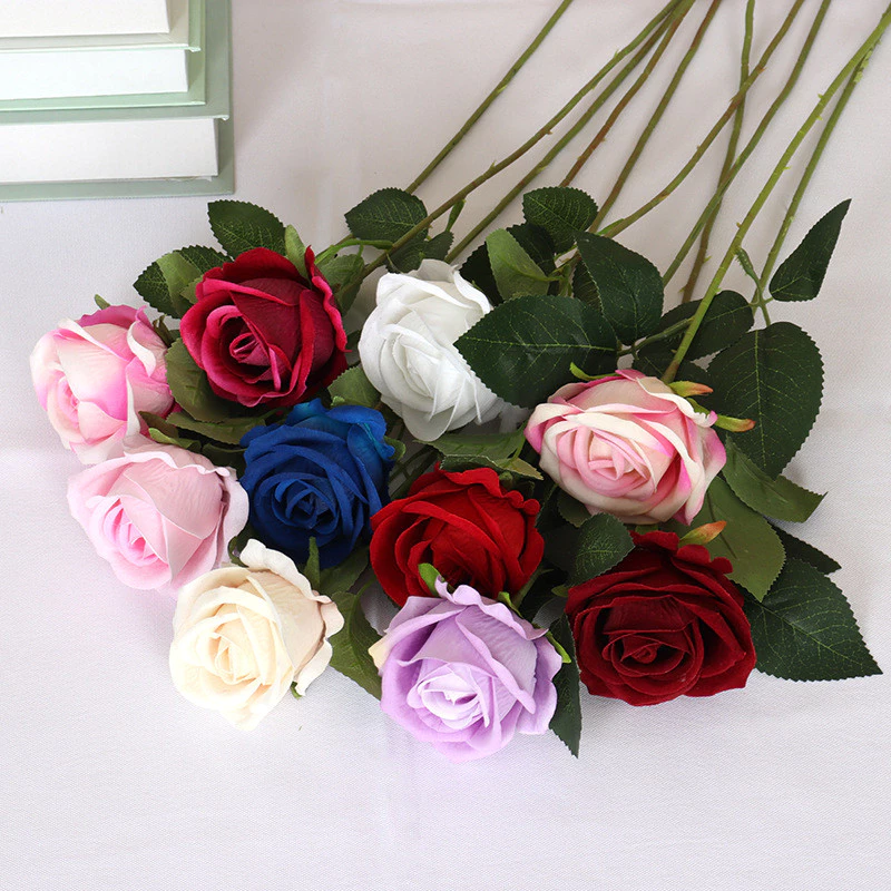 Simulation Plush Toy Jelly Flower Bouquet l Soft Jellycat Style Holding Flower Bouquet for Graduation, Valentine's Day, Wedding Gift